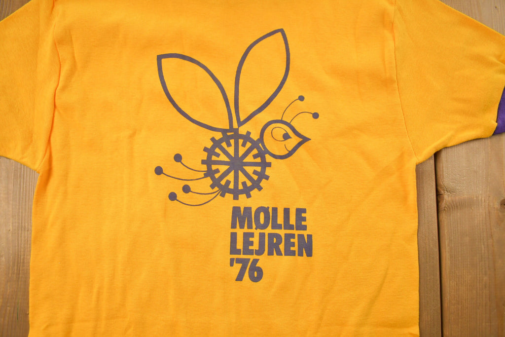 Vintage 1976 Molle Lejren Graphic T Shirt