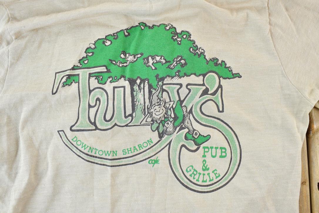 Vintage 1980s Tullys Bar And Grille Button Up Shirt