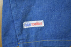 Vintage 1990s Custom Jean Jacket Button Vest Made In USA