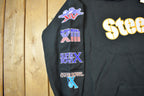 Vintage Y2K Deadstock Pittsburgh Steelers NFL Super Bowl Champions Hoodie