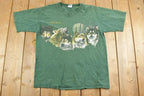 Vintage 1990s South Dakota Howling Wolves Souvenir T-Shirt