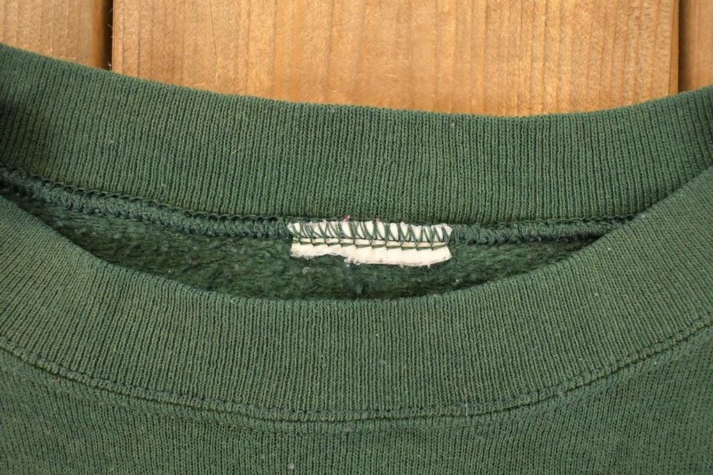 Vintage 1990s American Eagle Wilderness Graphic Print Crewneck Sweatshirt Men's L