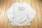 Vintage 1980s Connecticut Hardwoods Champion Reverse Weave Warmup Sweatshirt