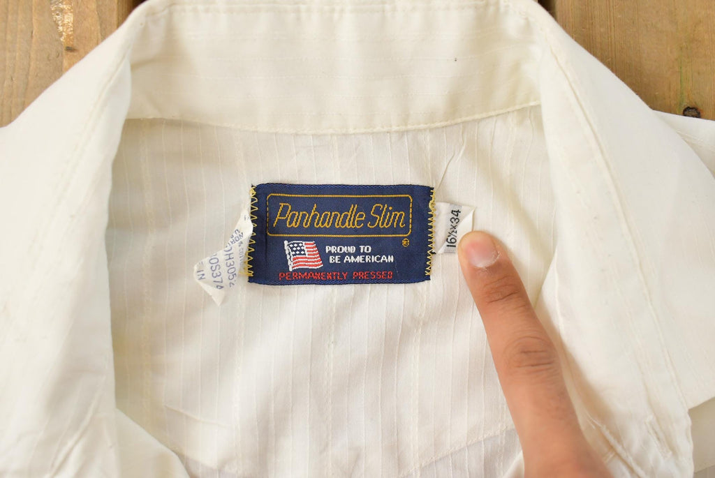 Vintage 1980s Panhandle Slim Button Up Shirt Men's L
