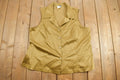 Vintage 1990s Abria By D.P. Altomonte Gold Blank Womens Button Up Vest