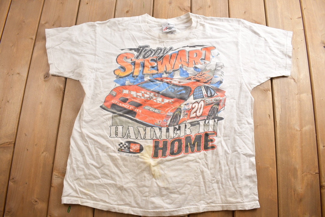 Vintage 1990s Tony Stewart NASCAR Racing T-Shirt