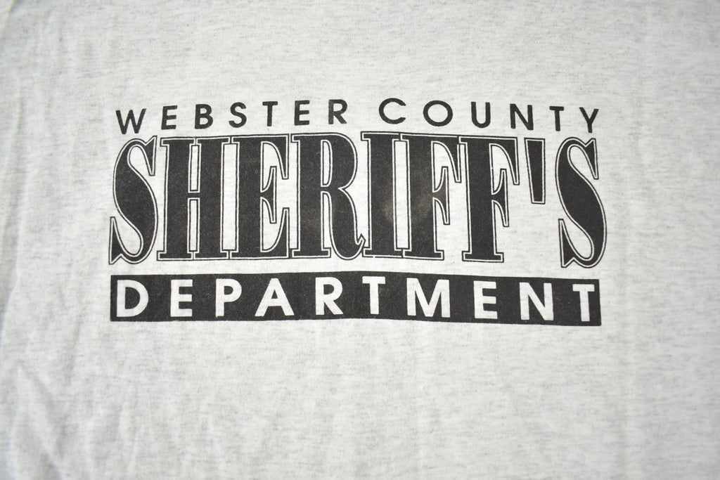 Vintage 1990s D.A.R.E Webster County Sherrif Souvenir T Shirt Made In USA