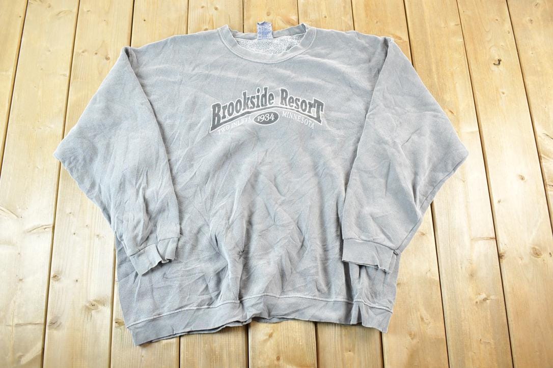 Vintage 1990s Brookside Resort Crewneck Sweatshirt Mens XXL
