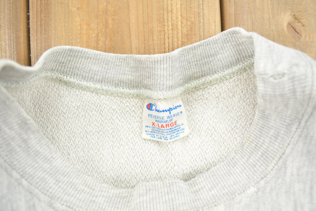 Vintage 1980s Connecticut Hardwoods Champion Reverse Weave Warmup Sweatshirt
