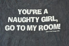Vintage 1990s Don't Panic Naughty Girl Single Stitch T-Shirt