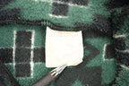 Vintage 1990s Abstract Quarter Zip Fleece Sweater