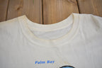 Vintage 1980s Palm Bay Palm Tree Graphic Souvenir T Shirt