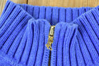 Vintage 1990s Lauren Cable Knit Mockneck Sweater