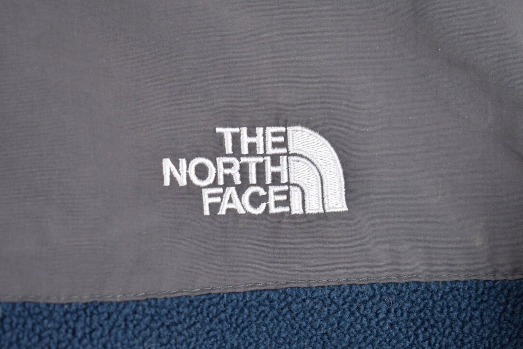 Vintage 1990s Navy Blue North Face Denali Fleece Boys Sweater