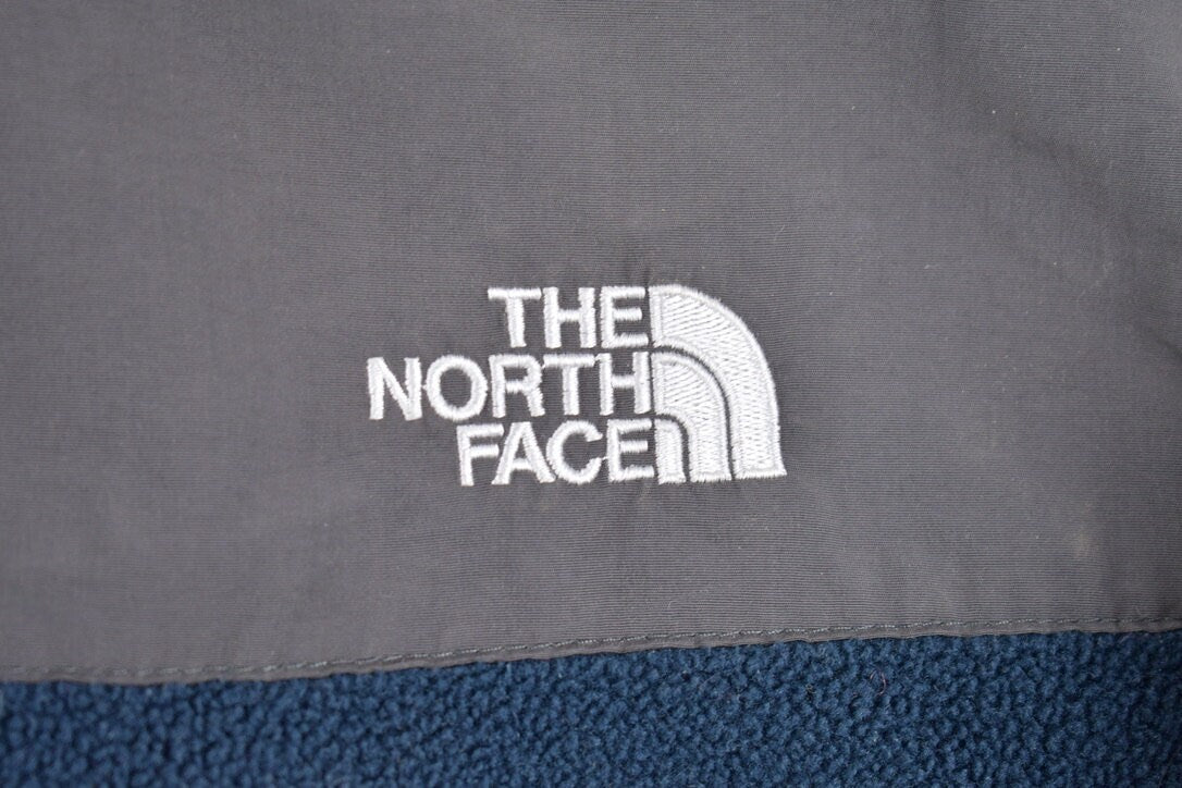 Vintage 1990s Navy Blue North Face Denali Fleece Boys Sweater