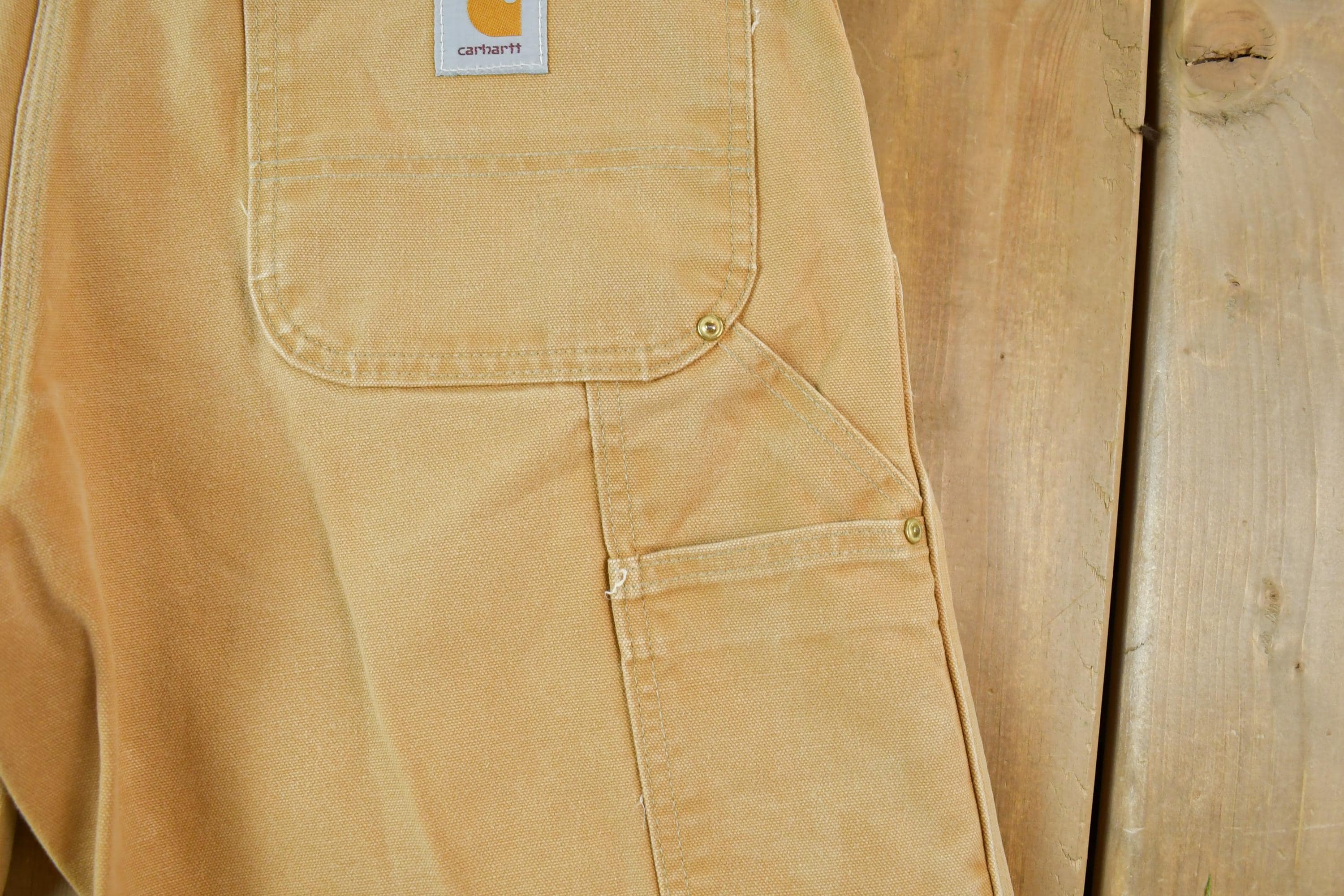 Vintage 1990s Carhartt Double Knee Work Pants Size 38 x 30