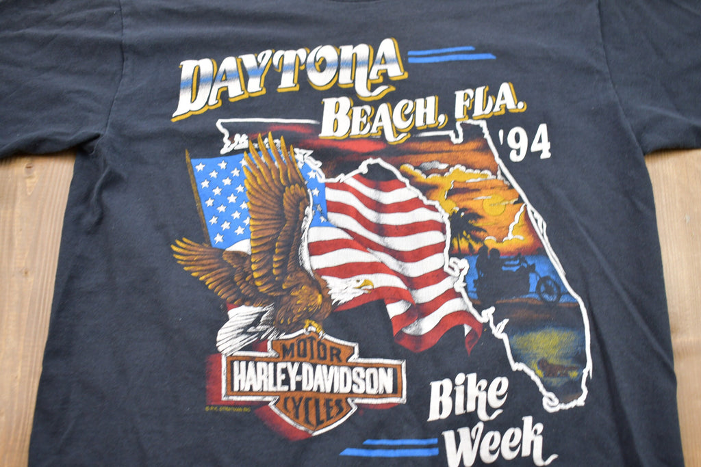 Vintage 1994 Harley Davidson Bike Week Daytona Beach T-Shirt