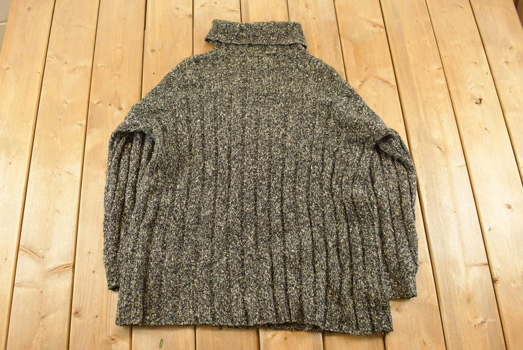 Vintage 1990s Eddie Bauer Turtle Neck Knit Sweater Women's XL