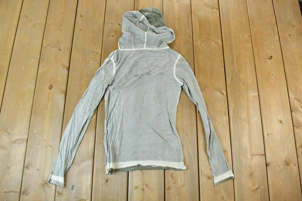 Women Vintage Vigoss Y2K Hooded T-Shirt / Vigoss Grunge Skull Print / Contrast Stitch / Internet Famous Clothing / Over Dyed / Y2K Bedazzled