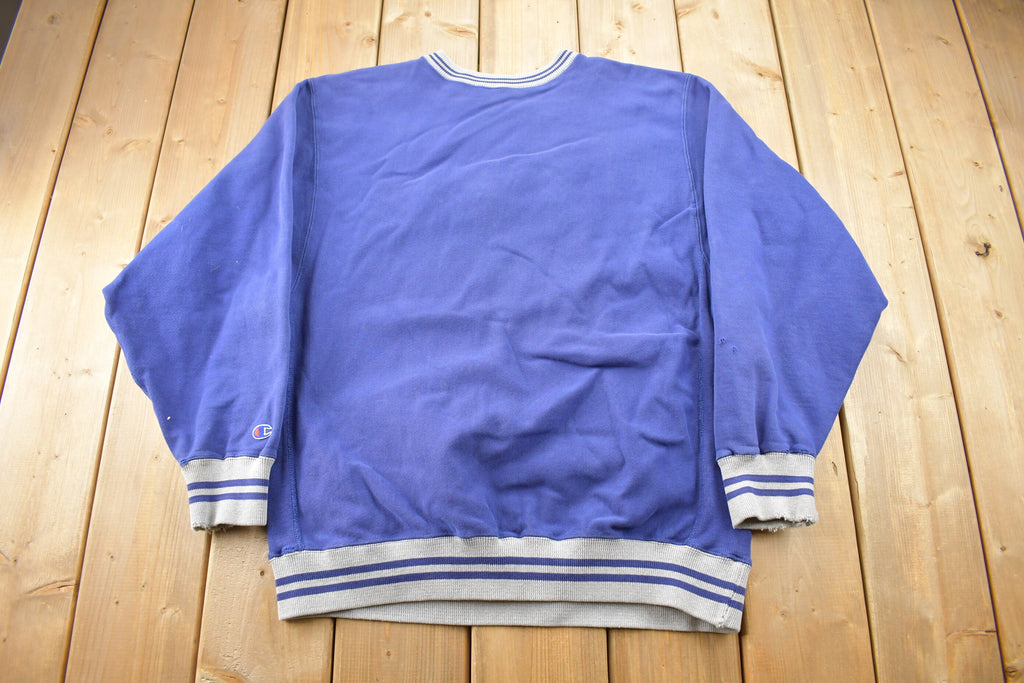 Vintage 1990s Champion Reverse Weave Embroidered Crewneck Sweatshirt