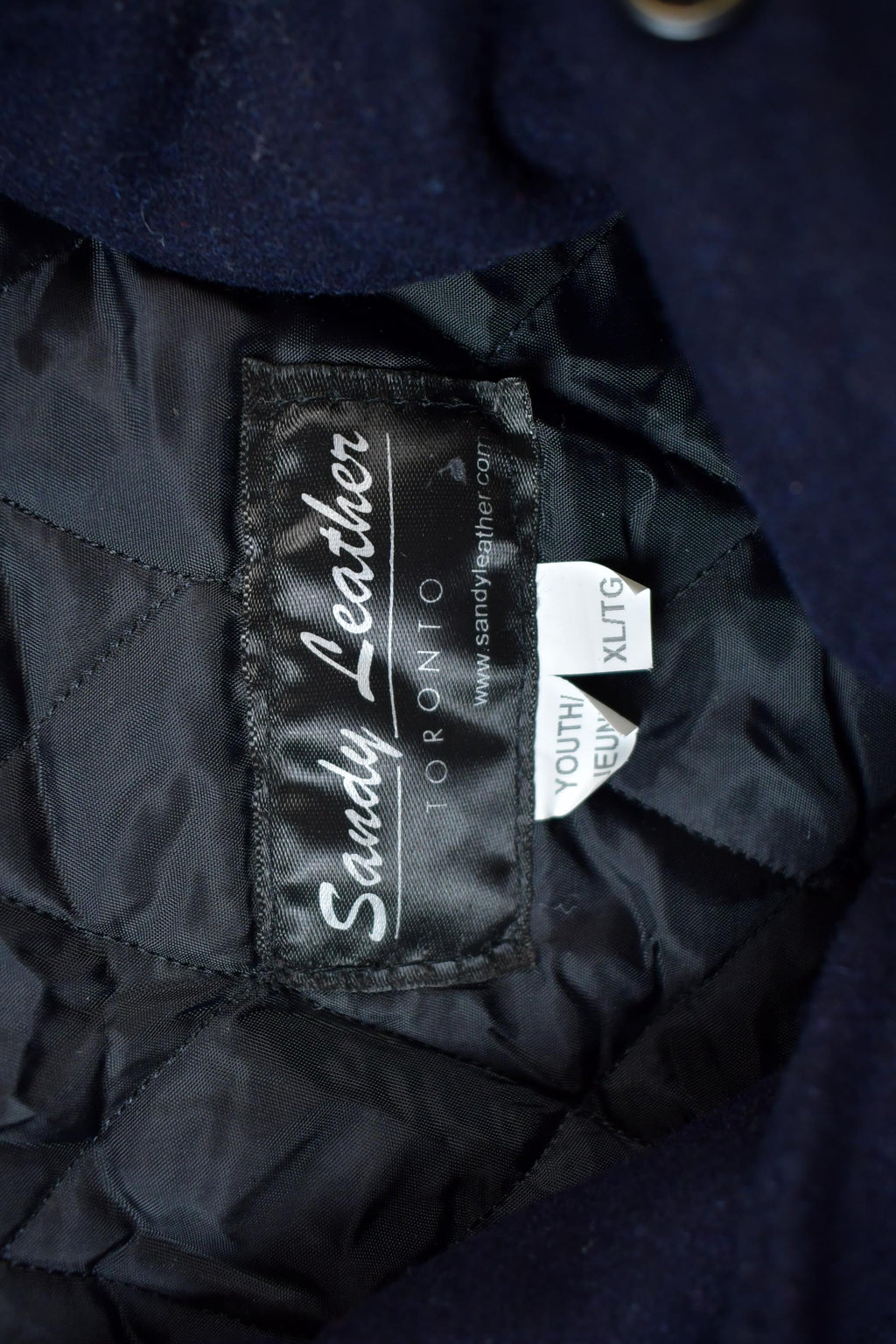 Vintage 1990s Toronto Royals Hockey Club Youth Leather & Wool Varsity Jacket Made In USA