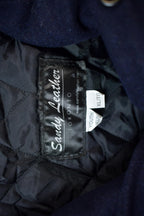 Vintage 1990s Toronto Royals Hockey Club Youth Leather & Wool Varsity Jacket Made In USA