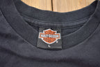Vintage 1990s Harley Davidson A View to Thrill Graphic T-Shirt