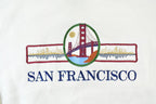 Vintage 1990s San Francisco Golden Gate Bridge Crewneck Sweatshirt Made In USA