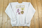Vintage 1990s The Blooming Hill Floral Crewneck Sweatshirt Made In USA Womens XL