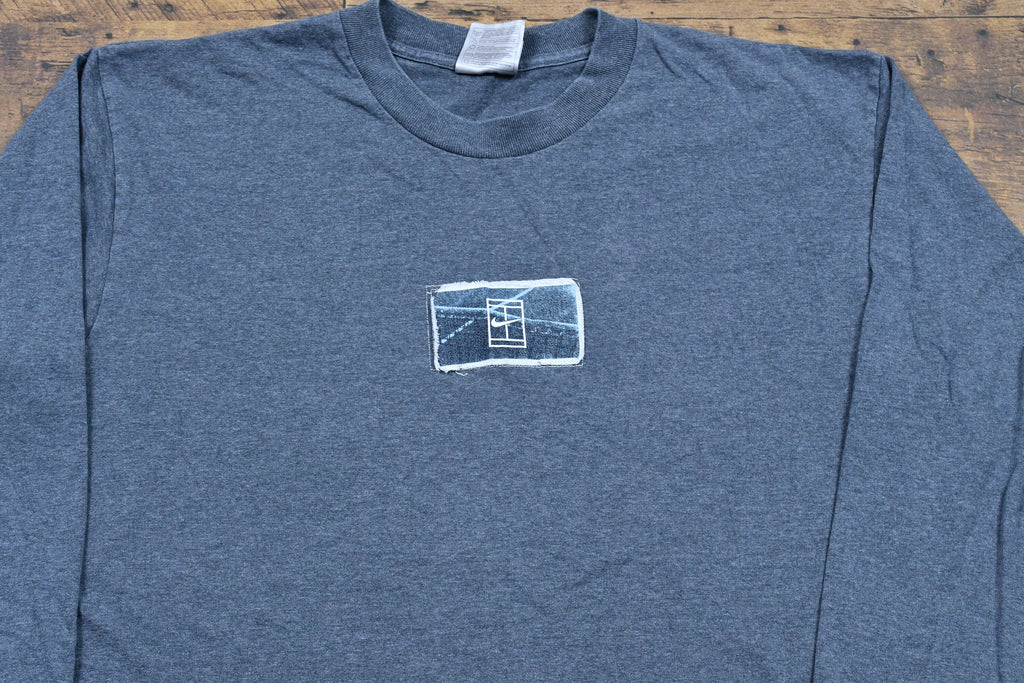 Vintage Nike Mini Swoosh Cut N Sew Long Sleeve T-Shirt