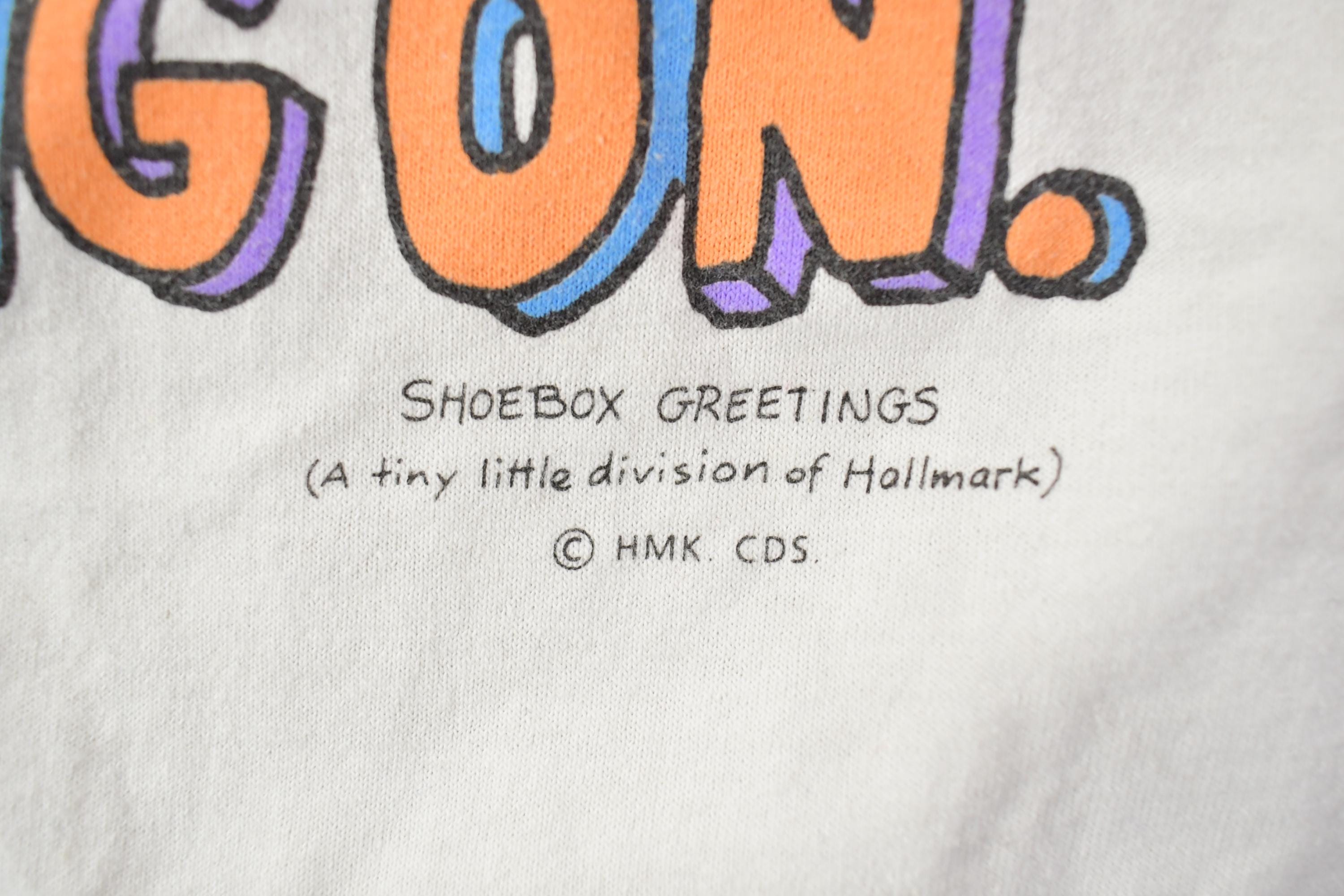 Vintage 1990s Shoebox Greetings Graphic T-Shirt