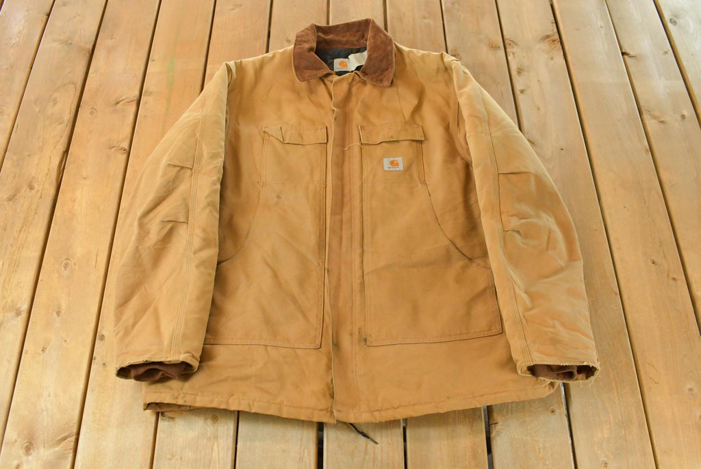 Vintage 1990s Carhartt Traditional Arctic Quilt Lined Jacket Men's 3XL