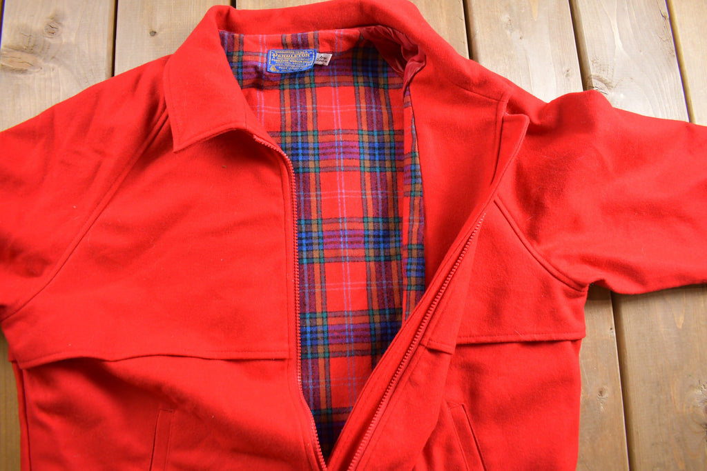 Vintage 1980s Pendleton Blanket Lined Wool Jacket