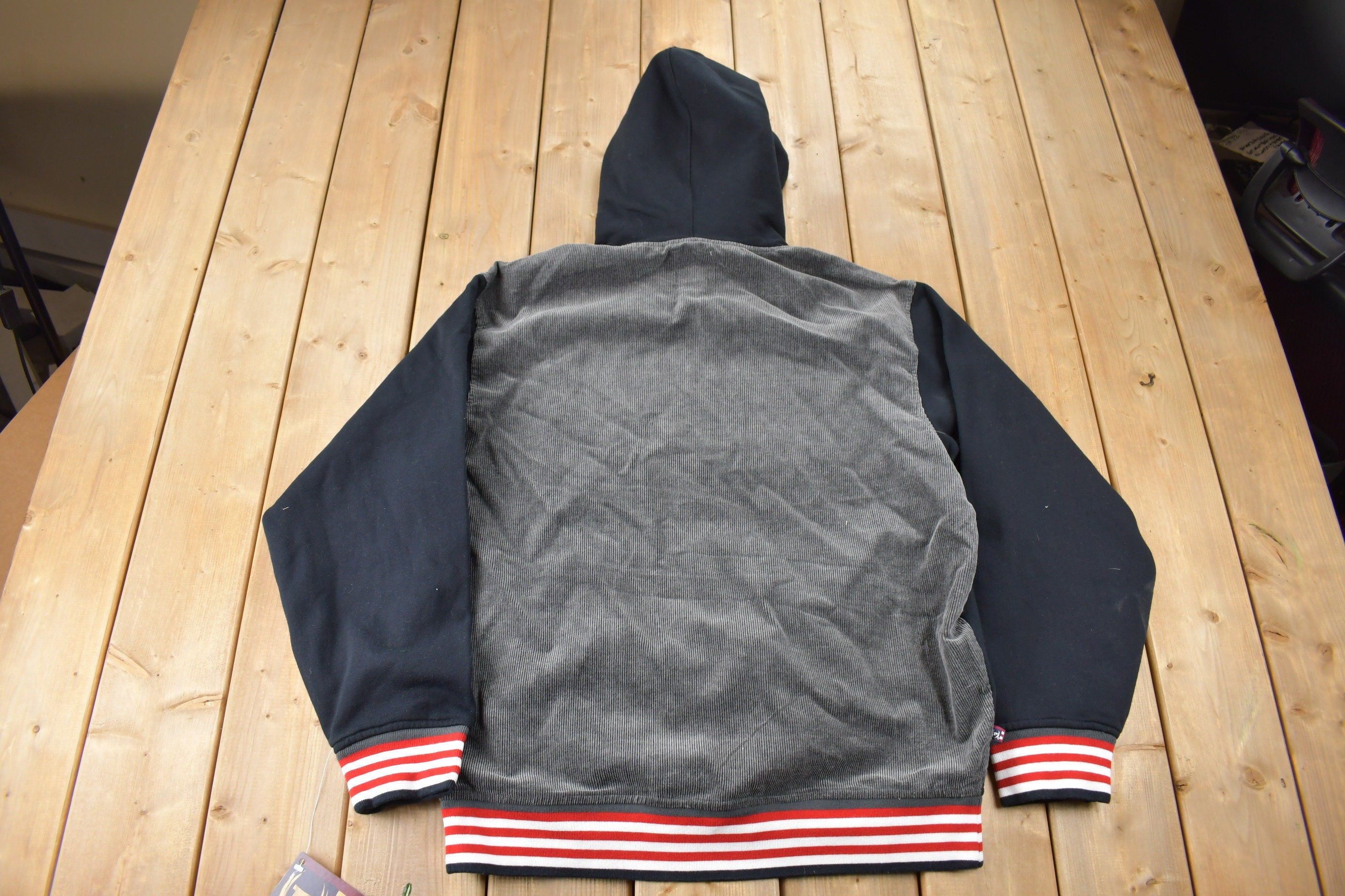 Vintage Deadstock Y2K Phat Farm Embroidered Corduroy Hoodie