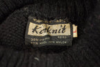 Vintage 1980s Knitted Mock Neck Sweater
