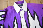 Vintage 1980s Brooks & Dunn Western Style Snap Button Shirt