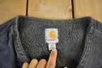Vintage 90s Carhartt Sherpa Lined Work Vest - Mens Large Tall