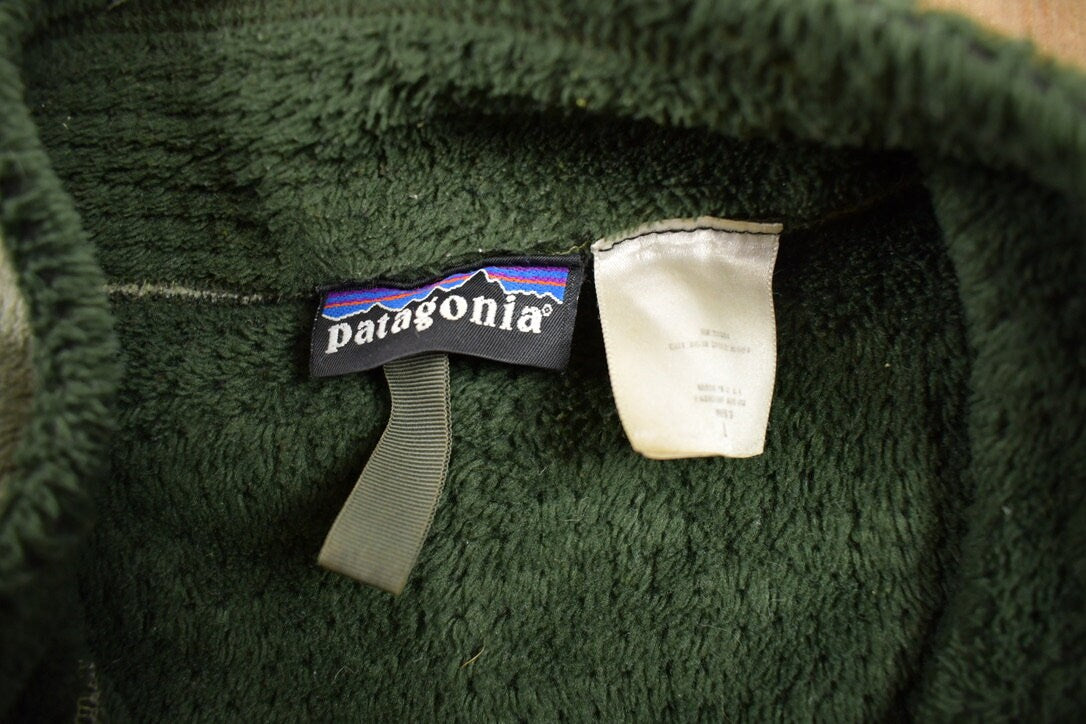 Vintage 1990s Patagonia Green Fleece Sweater