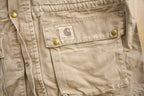 Vintage 1990s Carhartt Beige Ranch Coat