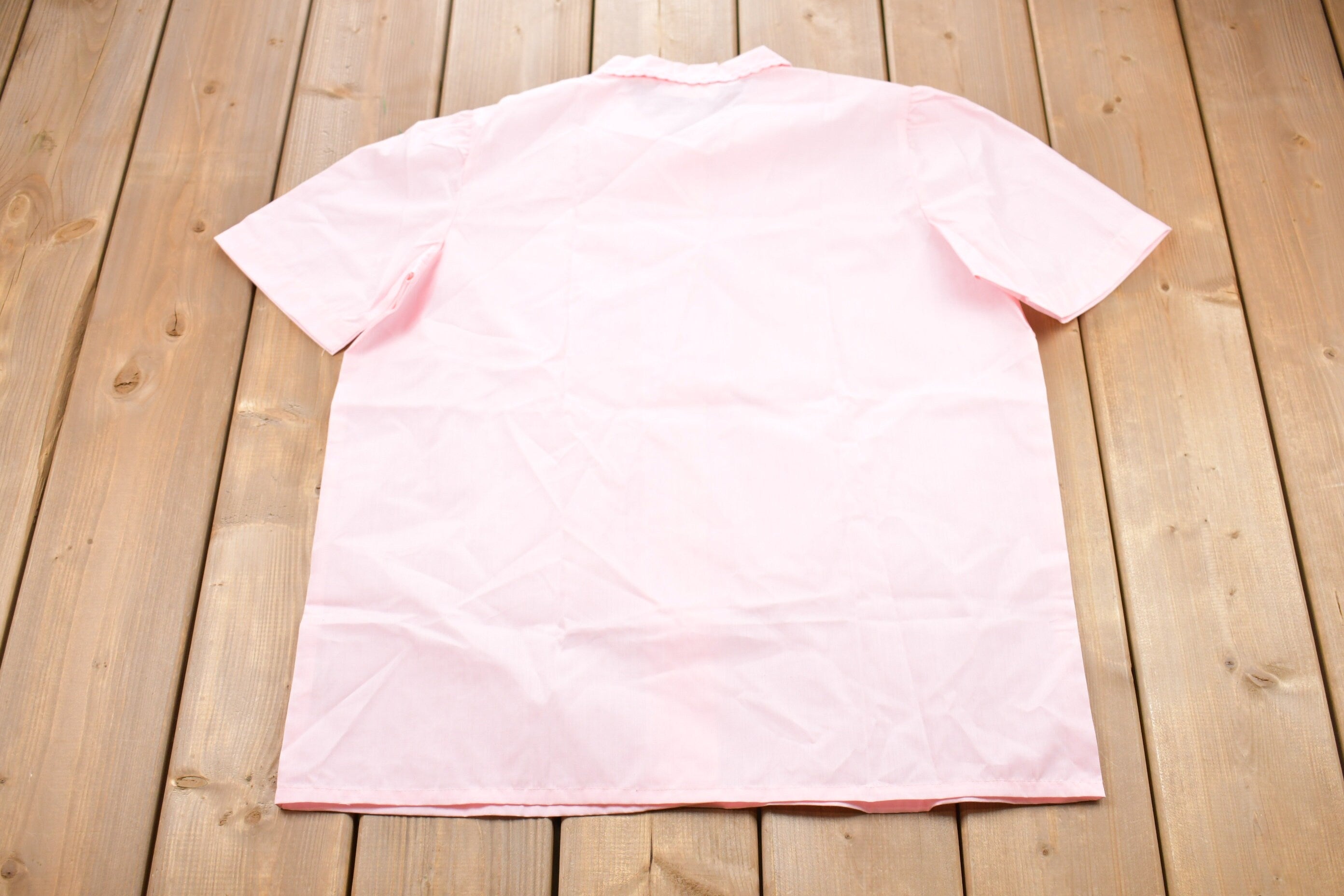 Vintage 1990s Angelina Pink Button Up Shirt