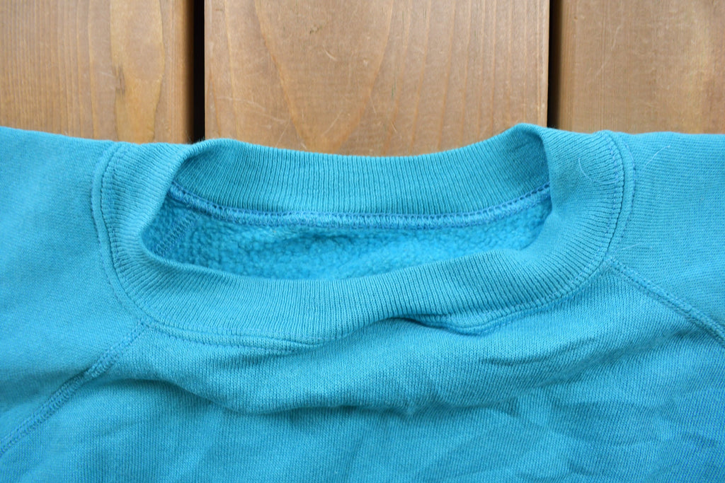 Vintage 1980s Blank Raglan Crewneck Sweatshirt