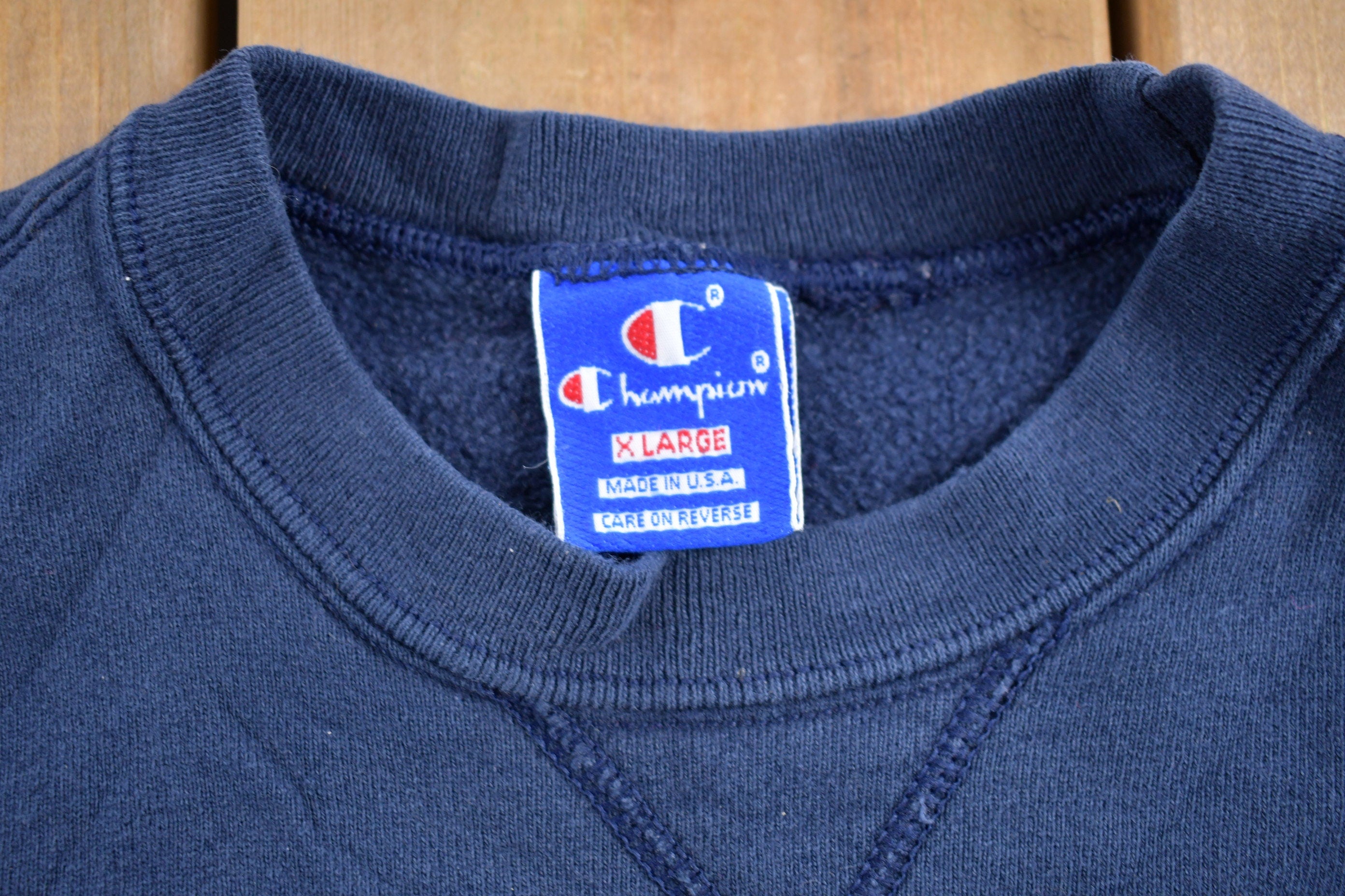 Vintage 1990s Champion Embroidered Sweatshirt