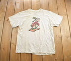 Vintage 1990s Goofy Disney Store Graphic T-Shirt Made In USA