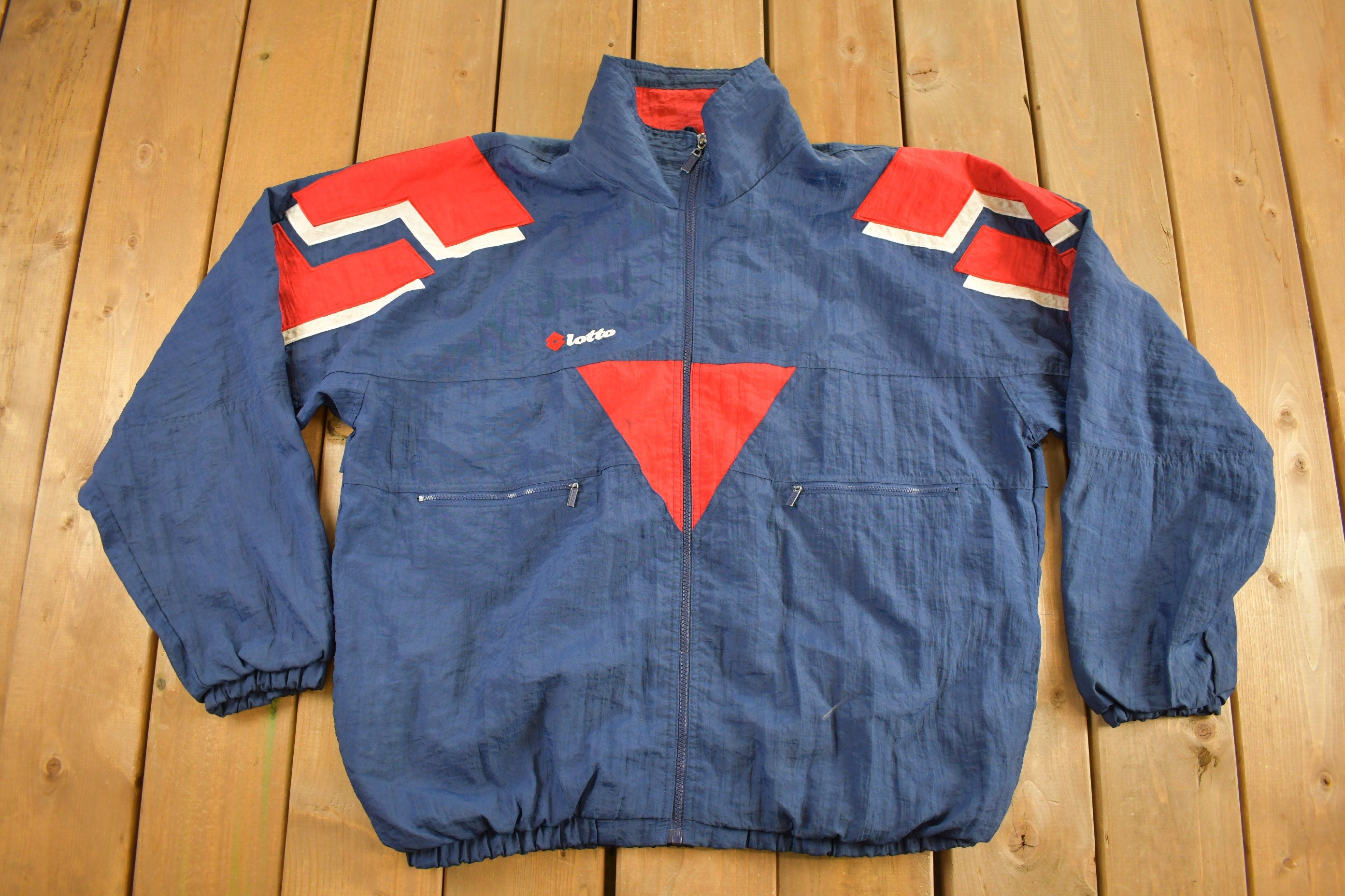 Vintage 1990s Lotto Nylon Windbreaker