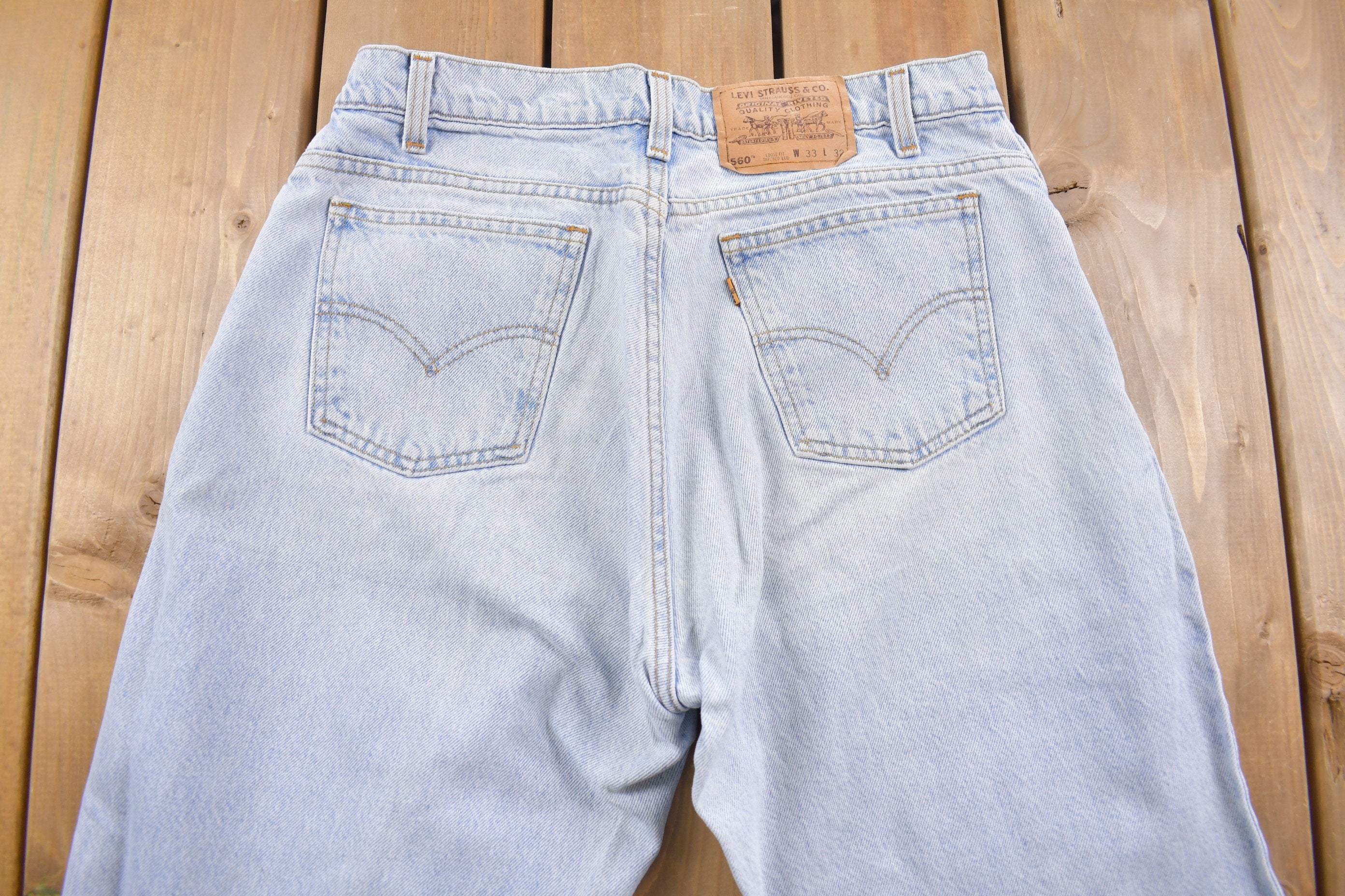 Vintage 1990s Levi's 560 Gold Tab Jeans Size 32 x 30