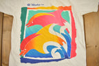 Vintage 1990s St Martin Dolphin Graphic Souvenir T Shirt