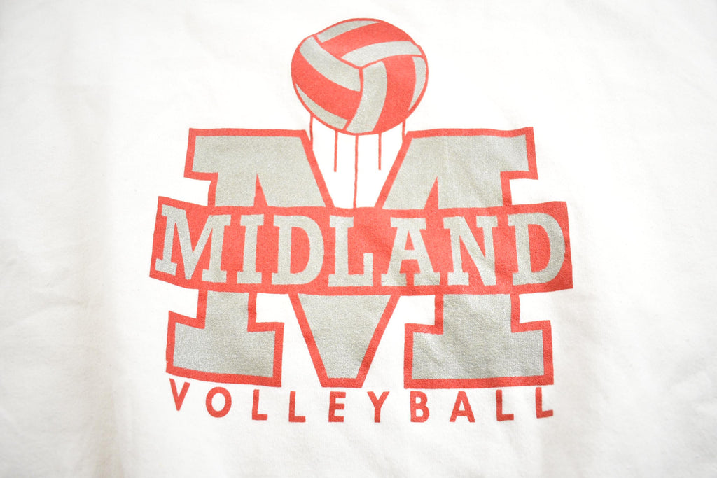 Vintage 1990s Midland Volleyball Russell Athletic Crewneck Made In USA