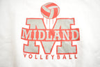 Vintage 1990s Midland Volleyball Russell Athletic Crewneck Made In USA