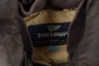 Vintage 1980s Steve & Barry's Down Fill Brown Puffer Vest