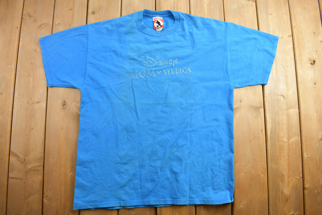 Vintage 1990s Disney MGM Studios Graphic T Shirt  Vintage T Shirt  Streetwear  Graphic Tee  Made In USA